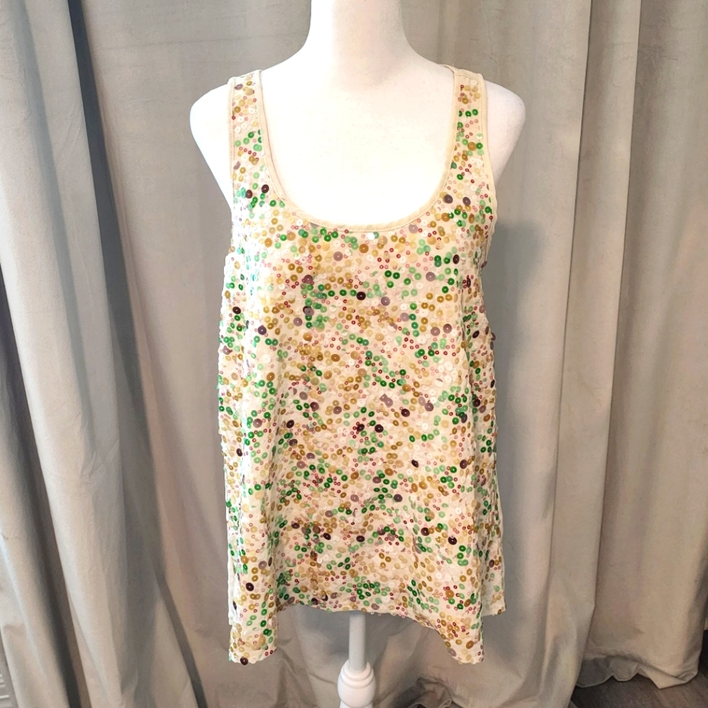 Forever 21 Sequin Embellished Tank